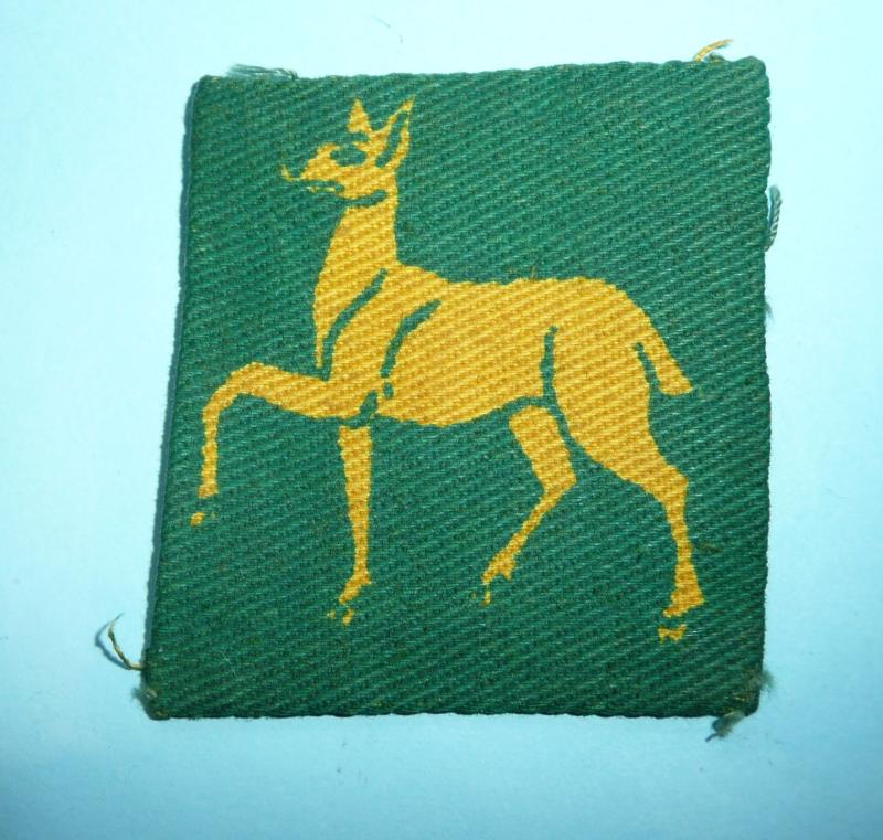 Cold War - South Western District Printed Cloth Formation Sign, 2nd Pattern