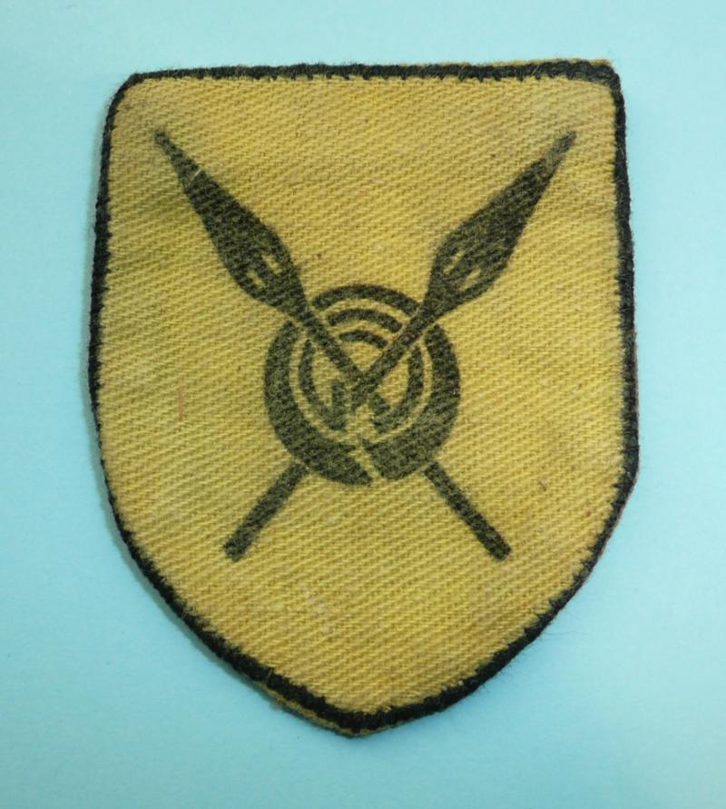 WW2 82nd West African Division Printed Formation Sign Flash Patch Designation Badge