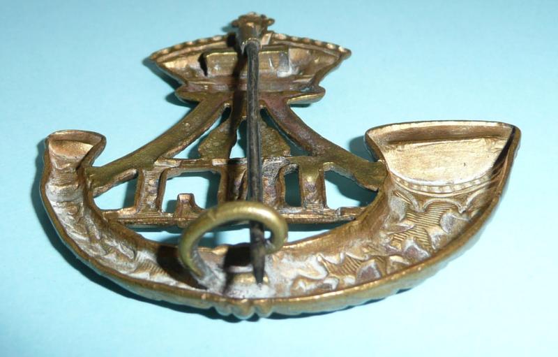 Scarce Durham Light Infantry ( DLI ) Victorian Large Pattern Other Rank's Pagri Badge - Magnificent