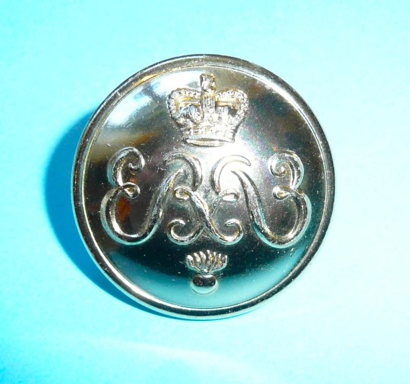 QEII Grenadier Guards AA Anodised Aluminium Staybrite Large Pattern Gold Coloured  Button