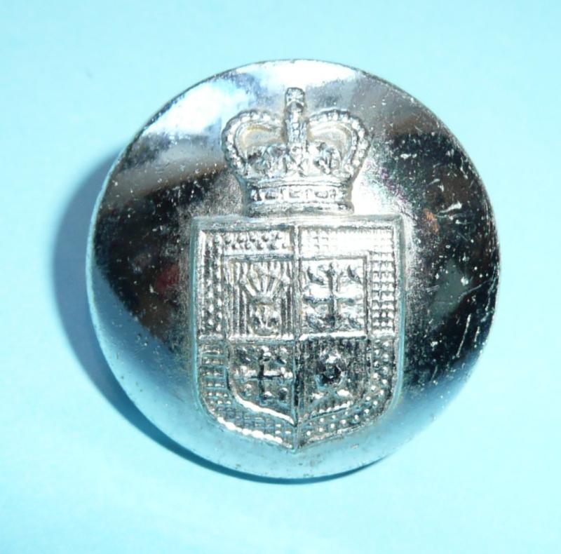 Princess Louise's Kensington Signal Squadron (Volunteers)  AA Anodised Aluminium Staybrite Large Pattern Silver Coloured Button