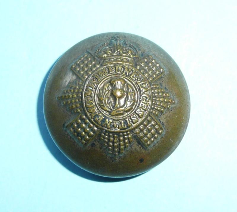 Scots Guards Officer's Medium Pattern Gilt Brass Button