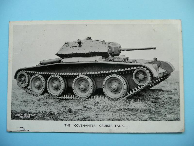WW2 Valentines Postcard - The Covenanter Cruiser Tank