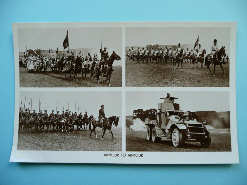 1930s Postcard - Armour to Armour