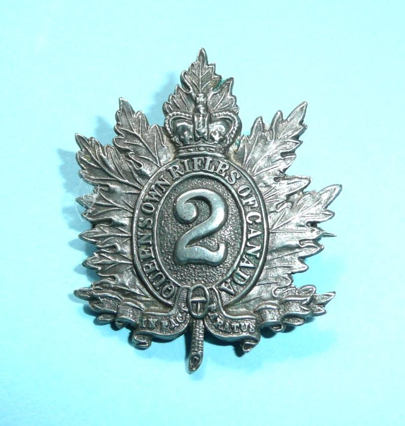 Canada -  Queen's Own Rifles of Canada Sweetheart Brooch Pin Badge Brooch