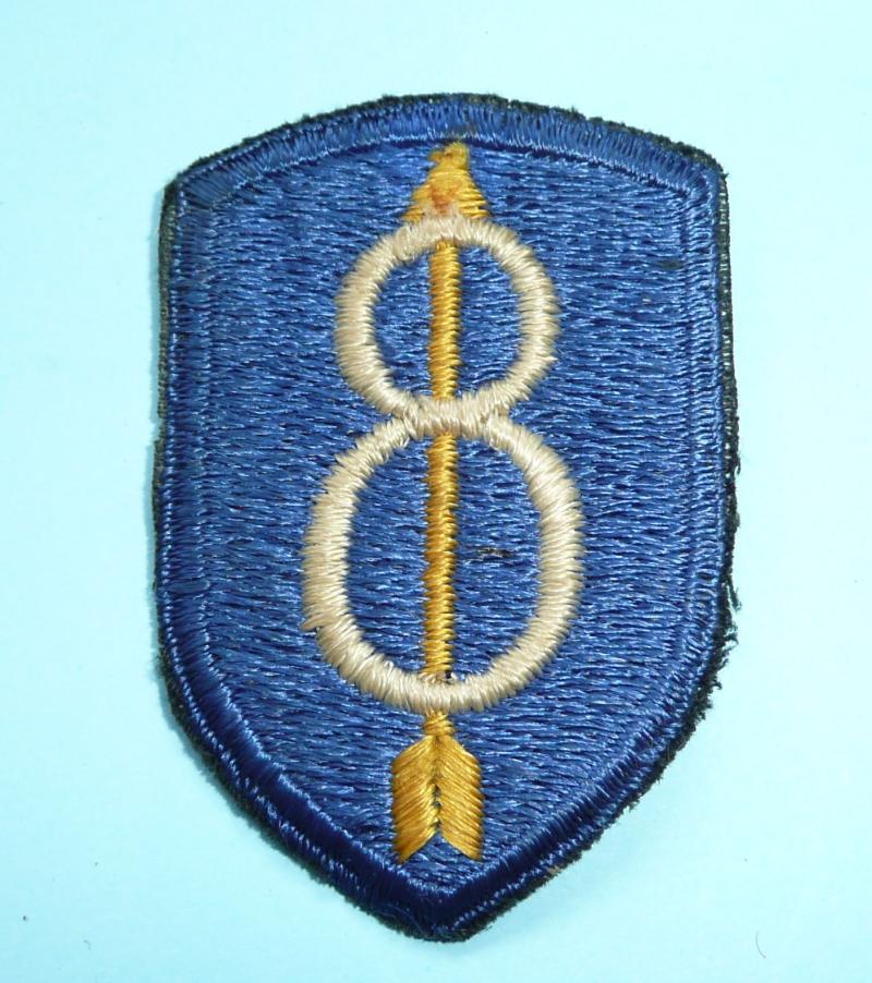 WW2 USA United States 8th Infantry Division Cloth  Shoulder Patch