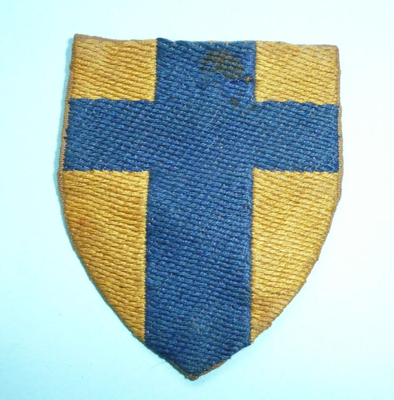 WW2 21st Army Group / HQ British Troops in the Low Countries, Hamburg District (BAOR) and Rhine District (BAOR) Cloth Formation Sign Patch Flash Designation Badge