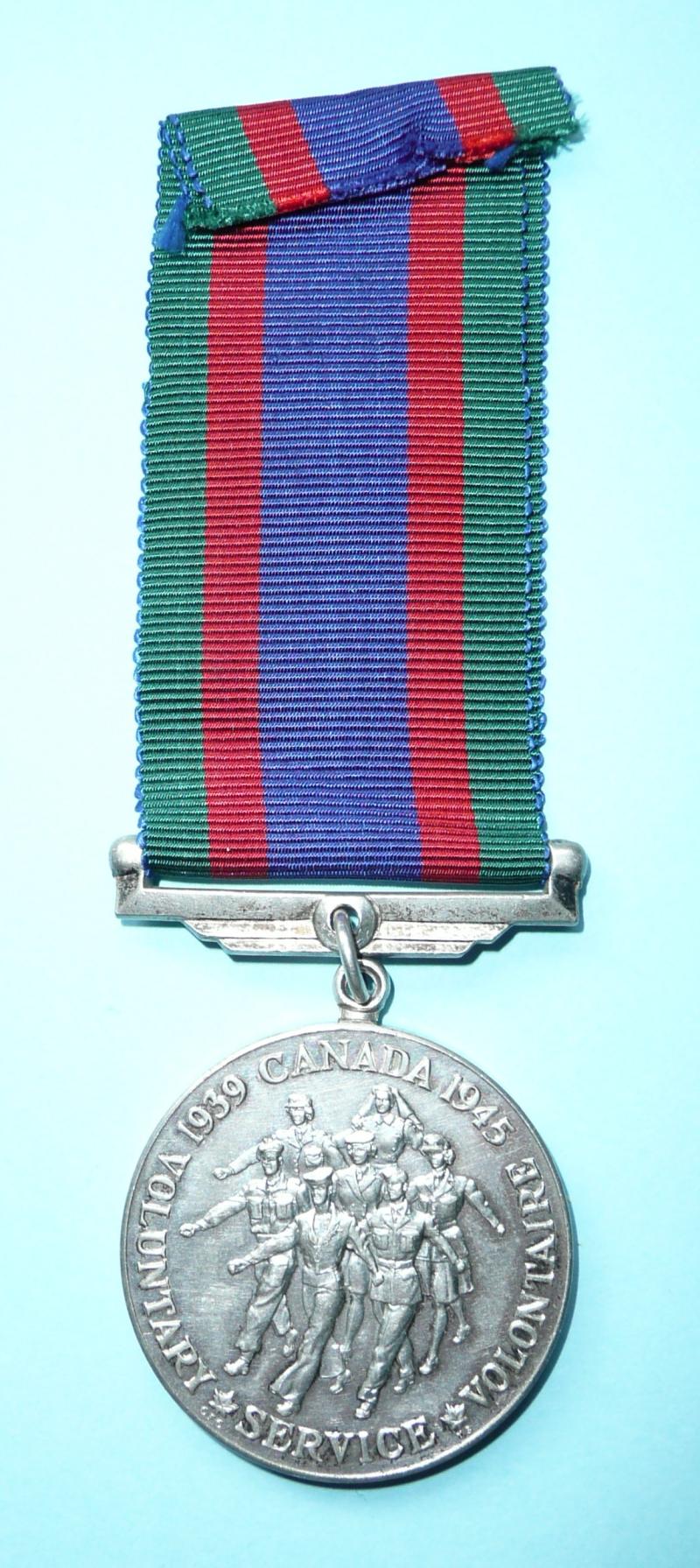 WW2 Full Size Original Silver Canadian Volunteer Service Medal (CVSM)