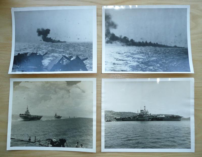 WW2 Original Photograph Collection of The Aircraft Carrier HMS Formidable