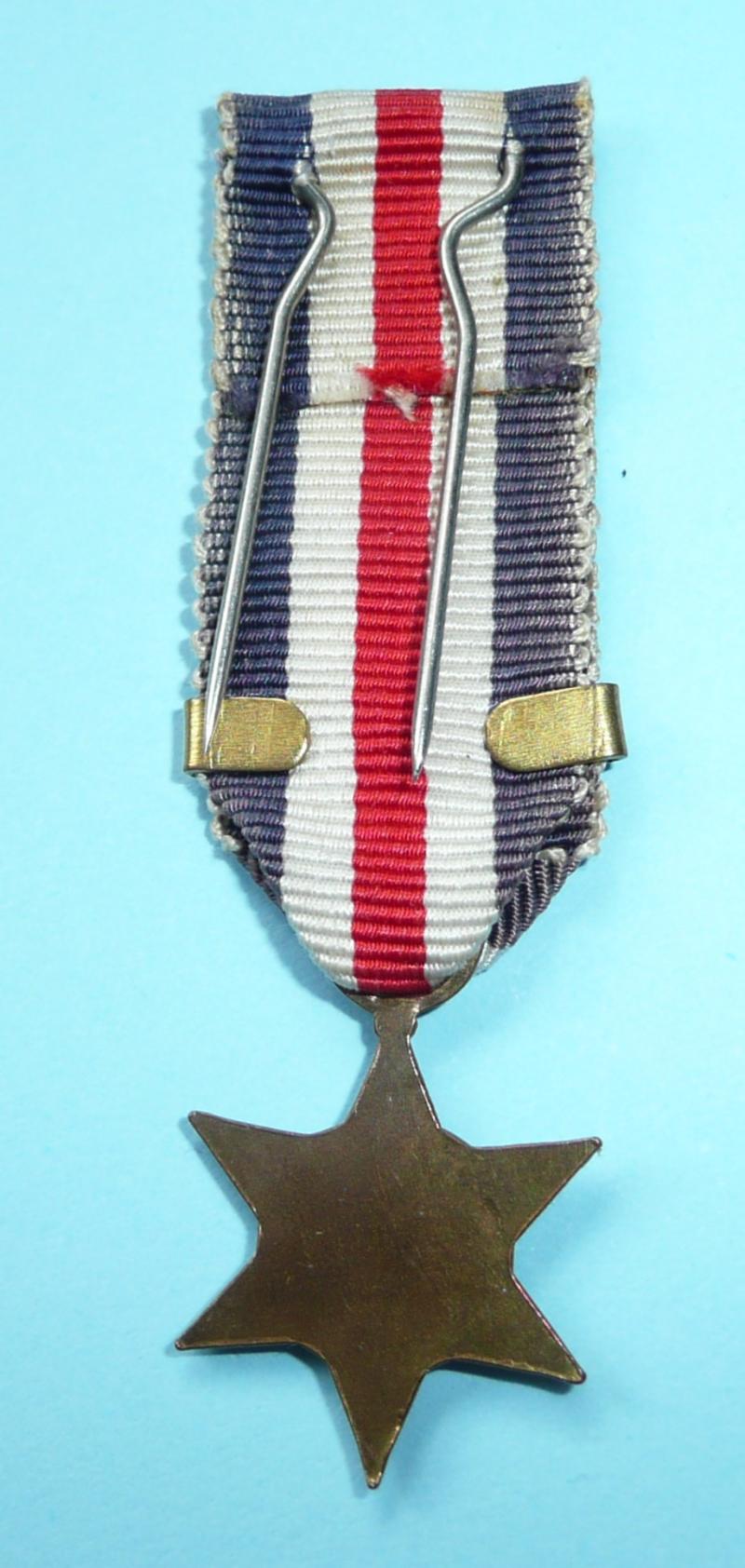 WW2 Miniature Medal - France & Germany Star with Air Crew Europe Clasp Bar