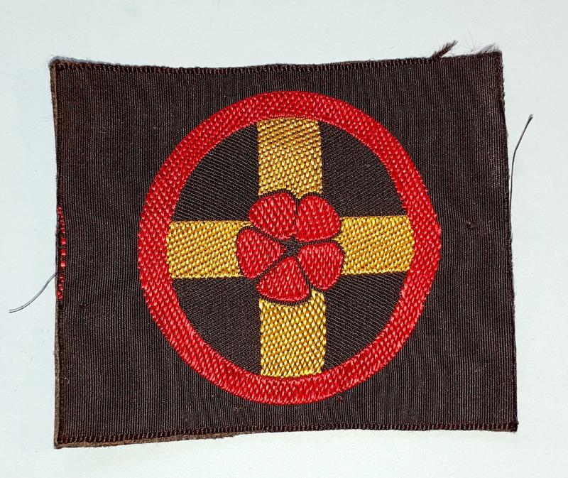 WW2 / Cold War British Army Western Command (UK) Woven Formation Sign