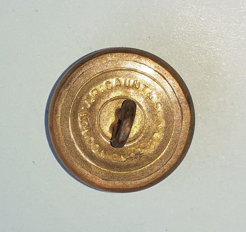 WW2 War Raised Unit - 23rd Hussars Officers Large Pattern Gilt Button