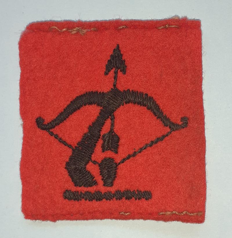 WW2 Anti-Aircraft Corps Formations Woven Felt Cloth Formation Sign Patch Flash Designation Badge - 2nd Pattern