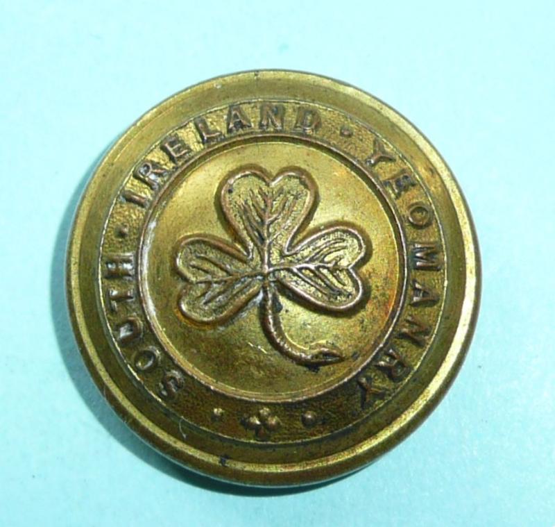 Ireland - South of Ireland Imperial Yeomanry Officer's Medium Pattern Gilt Button