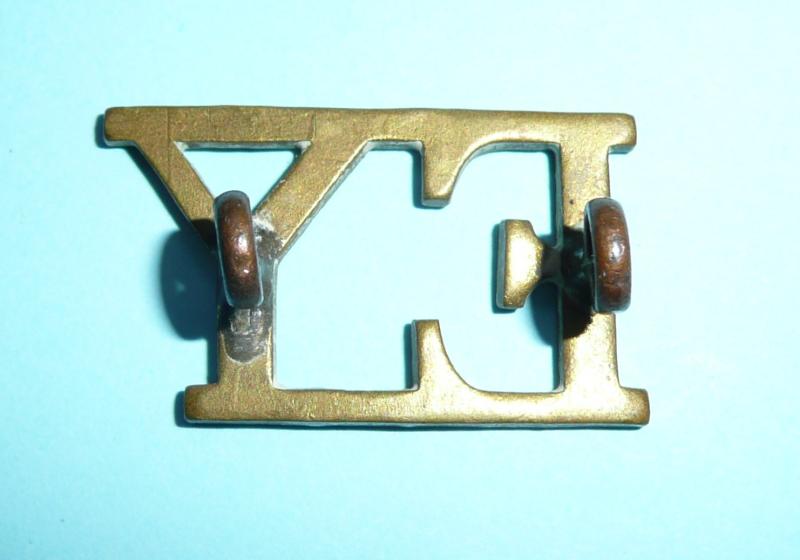 The Essex Yeomanry - Three Different Patterns of Shoulder Title