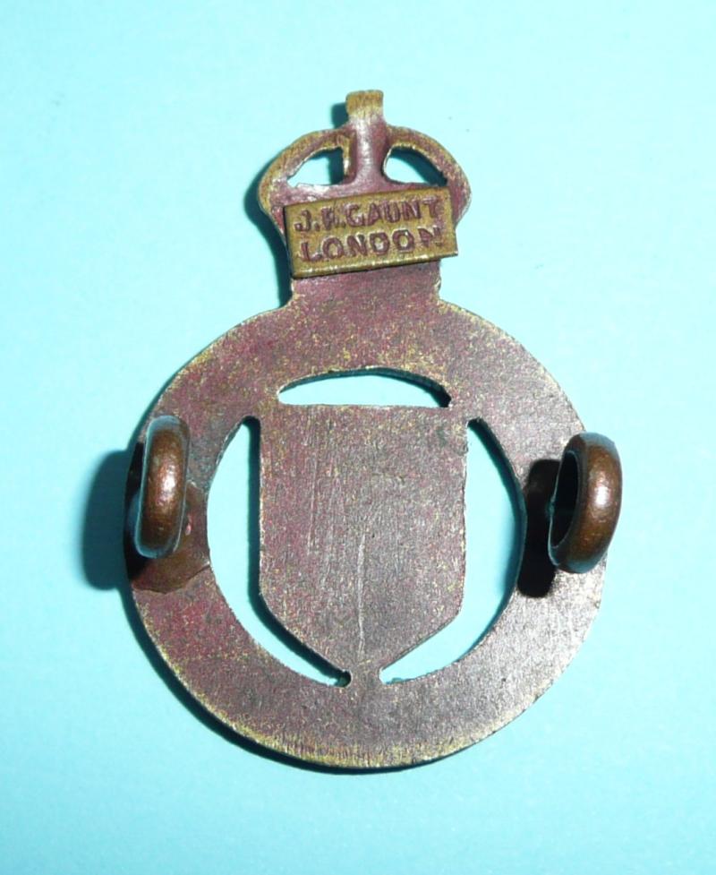 The Essex Yeomanry Officer's OSD Bronze Collar Badge - Gaunt Tablet