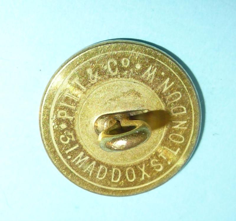 Gilt Button as worn by a member of the personal staff of Edward, Prince of Wales, Made for the Royal Tour to India & Burma in 1921 - 22
