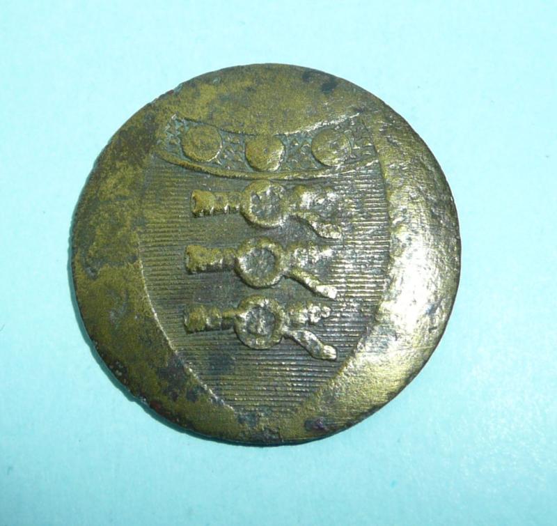 Georgian Napoleonic Royal Regiment of Artillery Officer's Tunic Coatee Button