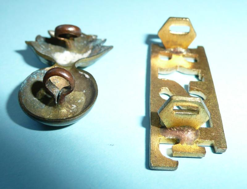 Royal Scots Fusiliers ( post 1907 pattern) Other Ranks Two Part Brass Shoulder Title