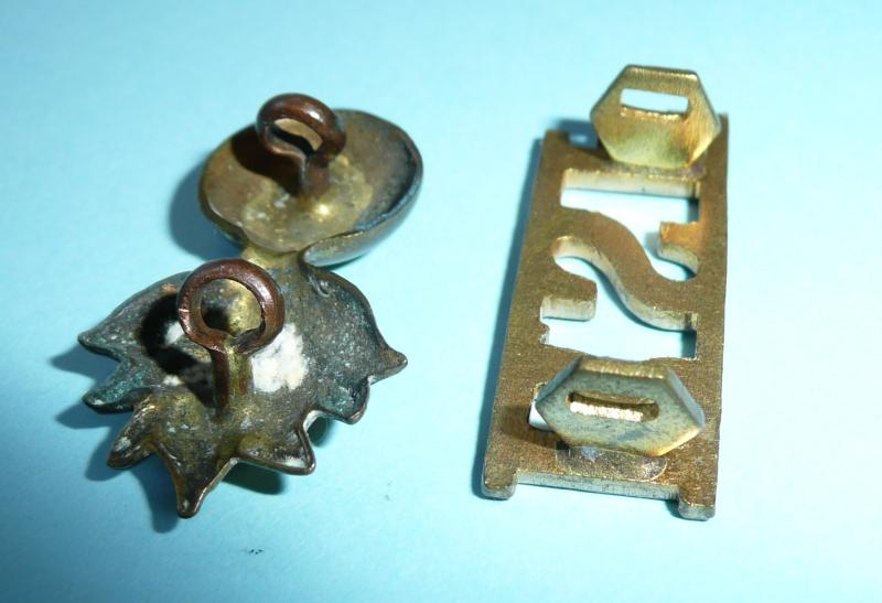 Royal Scots Fusiliers ( post 1907 pattern) Other Ranks Two Part Brass Shoulder Title