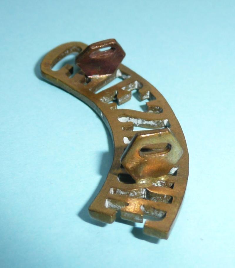 The Cheshire Regiment Officer's Brass Shoulder Title