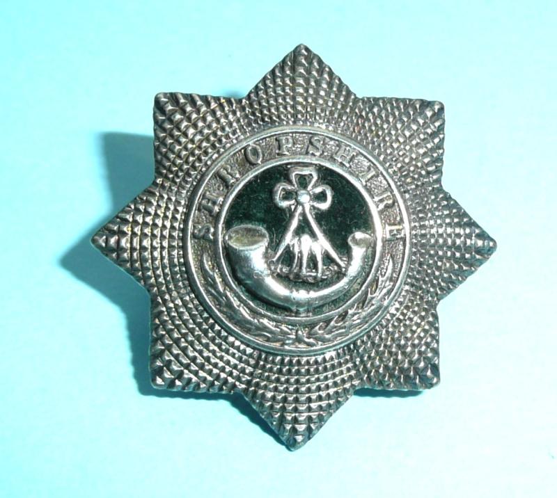 KSLI King's Shropshire Light Infantry Officers Field Service Cap Star Badge