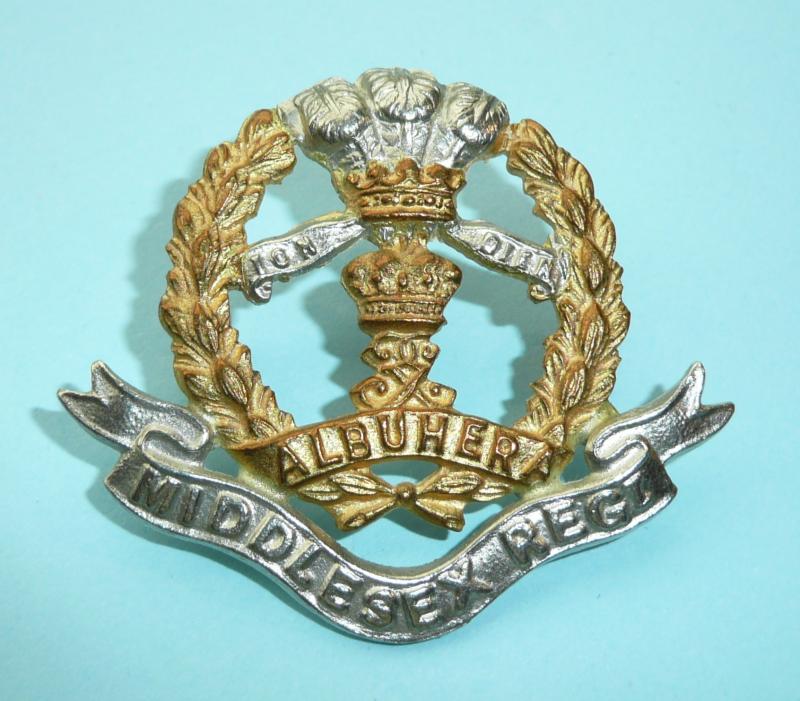 The Middlesex Regiment Other Ranks Bi-Metal Cap Badge