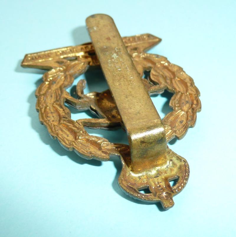 Royal Army Veterinary Corps (RAVC) Other Ranks Bi-Metal Cap Badge, King's Crown - Gladman & Norman