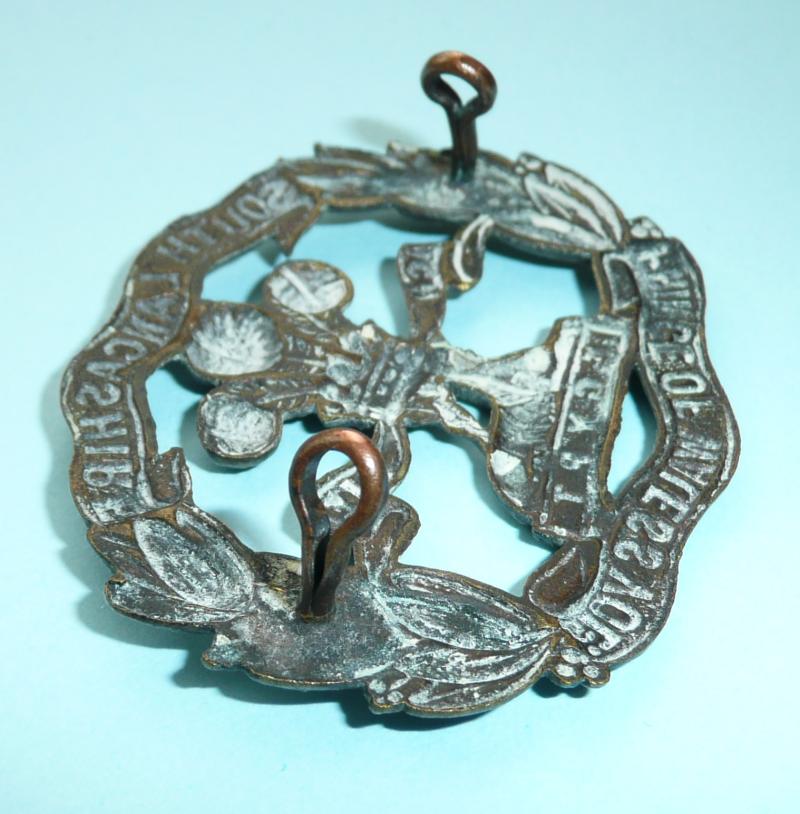 South Lancashire Regiment (The Prince of Wales's Volunteers) Officer's OSD Bronze Collar Badge