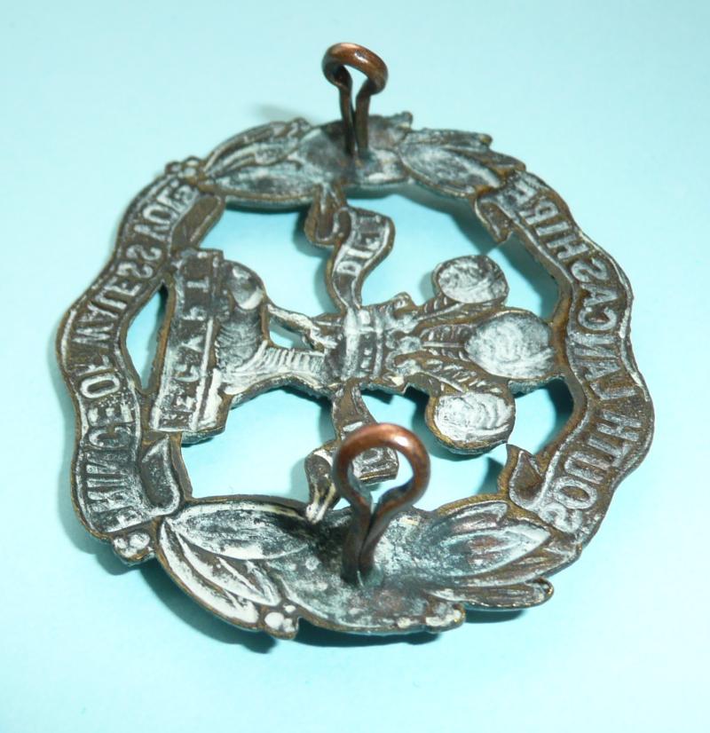 South Lancashire Regiment (The Prince of Wales's Volunteers) Officer's OSD Bronze Collar Badge