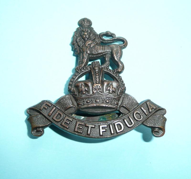 Royal Army Pay Corps (RAPC) Officer's OSD Cap Badge, King's Crown - Blades - Gaunt