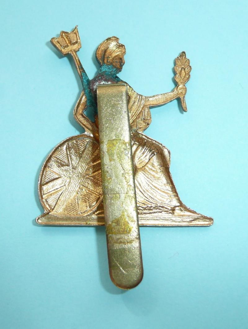 Royal Norfolk Regiment Other Ranks Full Size Brass Gilding Metal Cap Badge