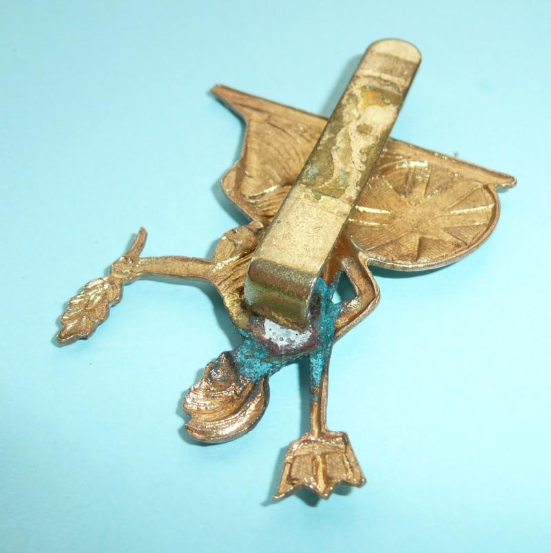 Royal Norfolk Regiment Other Ranks Full Size Brass Gilding Metal Cap Badge