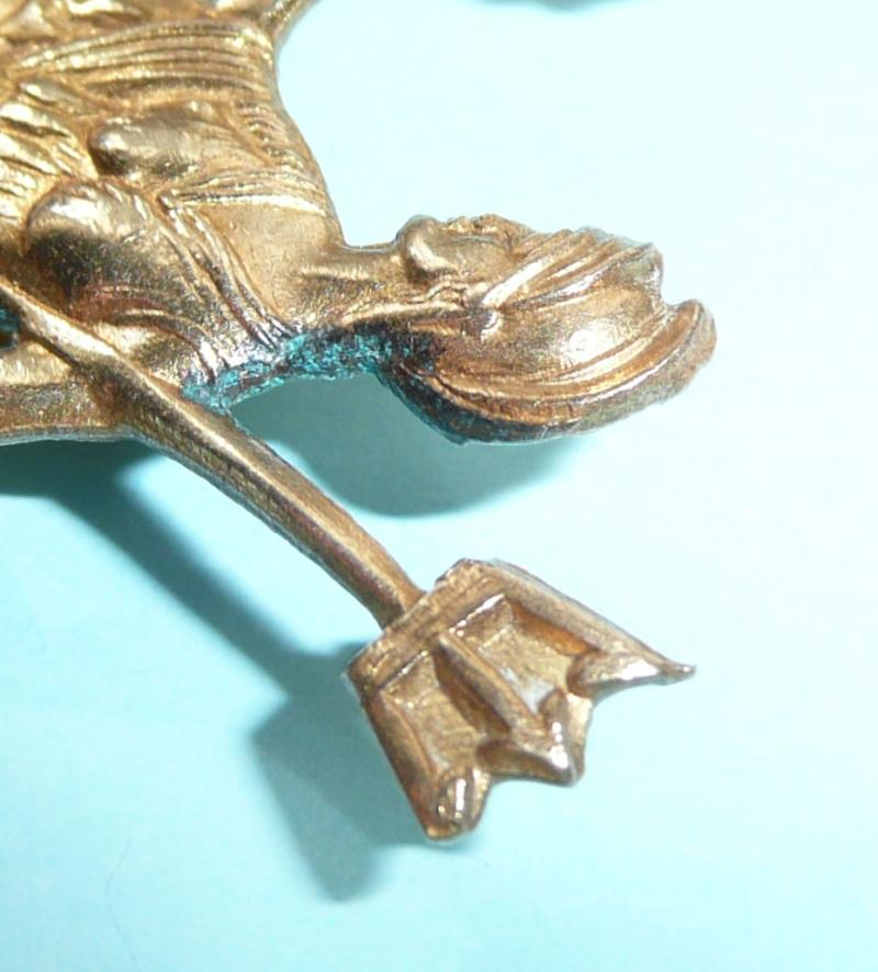 Royal Norfolk Regiment Other Ranks Full Size Brass Gilding Metal Cap Badge