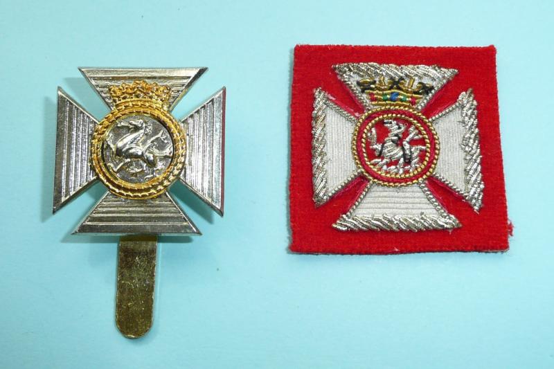 Duke of Edinburgh's Royal Regiment (Berkshire and Wiltshire) Officer's Embroidered Cloth Beret Badge