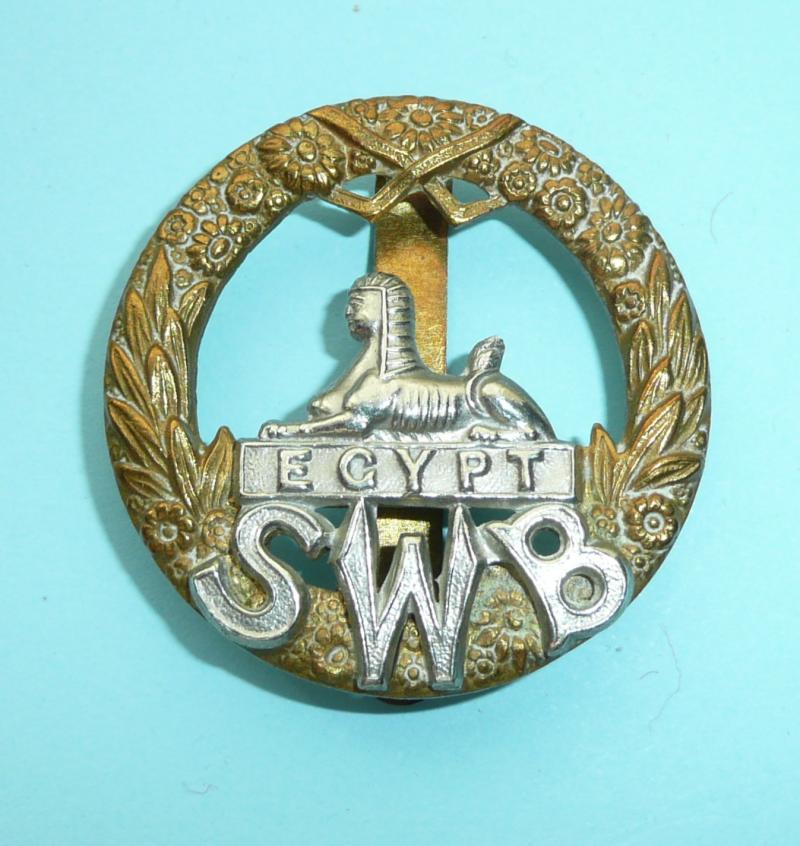 South Wales Borderers (SWB) Other Ranks Bi-Metal Badge