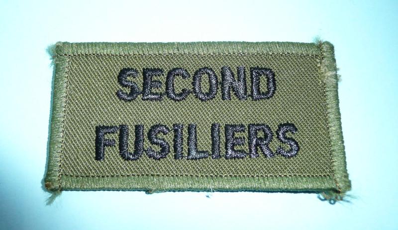 Royal Regiment of Fusiliers RRF Shoulder Title for the 2nd Battalion