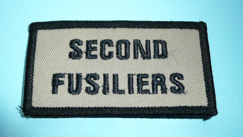 Royal Regiment of Fusiliers Shoulder Title for the 2nd Battalion (KD)