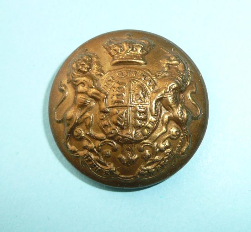 QVC Victorian Universal Generic Regular Army Battalion Large Pattern Other Ranks Brass Metal Button