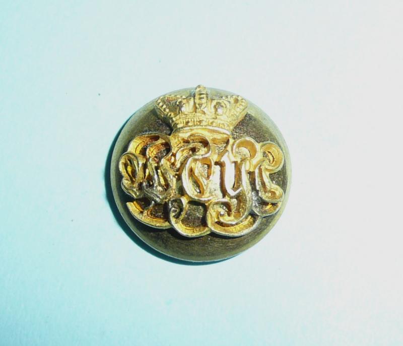 Westmoreland and Cumberland Yeomanry (WCYC) Officer's Undress Frock Coat Button, 1840s/50s
