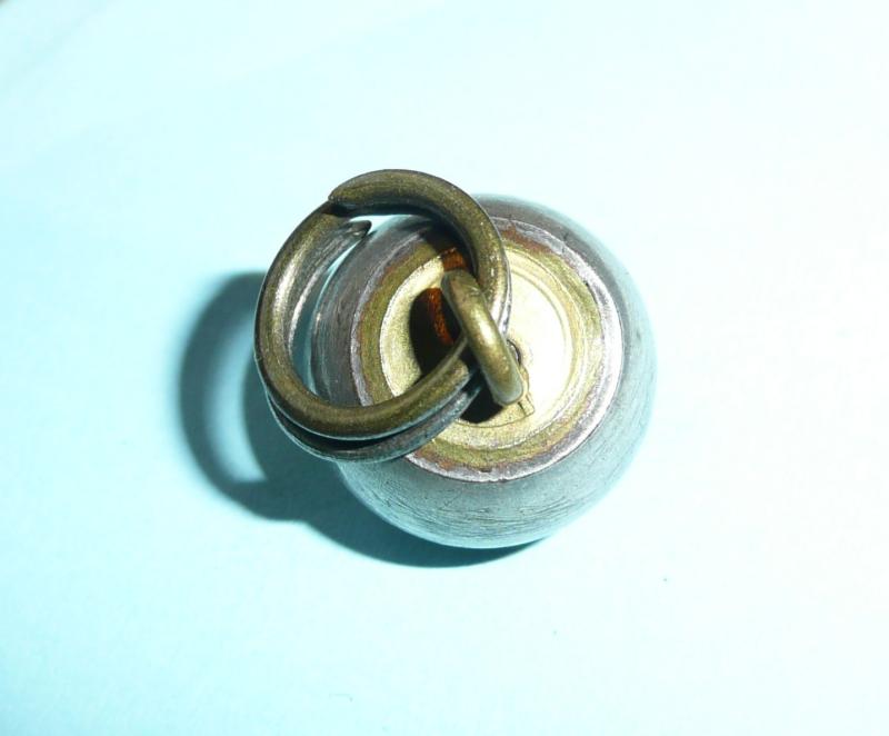 QVC Victorian Artillery Volunteers / Militia Officer's Silver Plated Ball Button