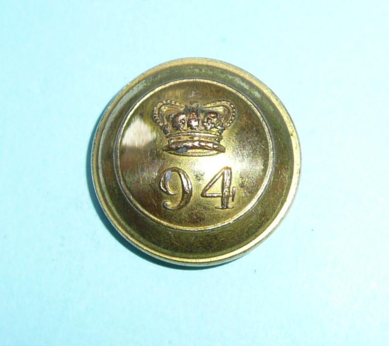 94th Regiment of Foot Officer's Medium Pattern Gilt Brass Button