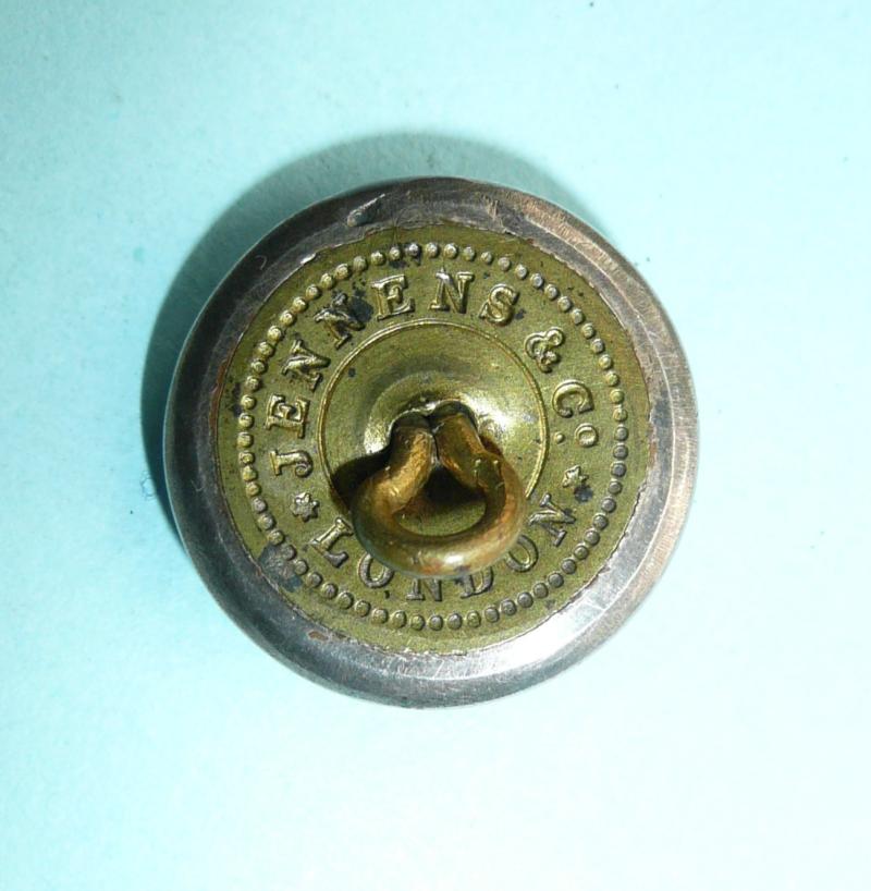 Irish Militia - County Monaghan Militia Officer's Medium Pattern Silver Plated Coatee Button