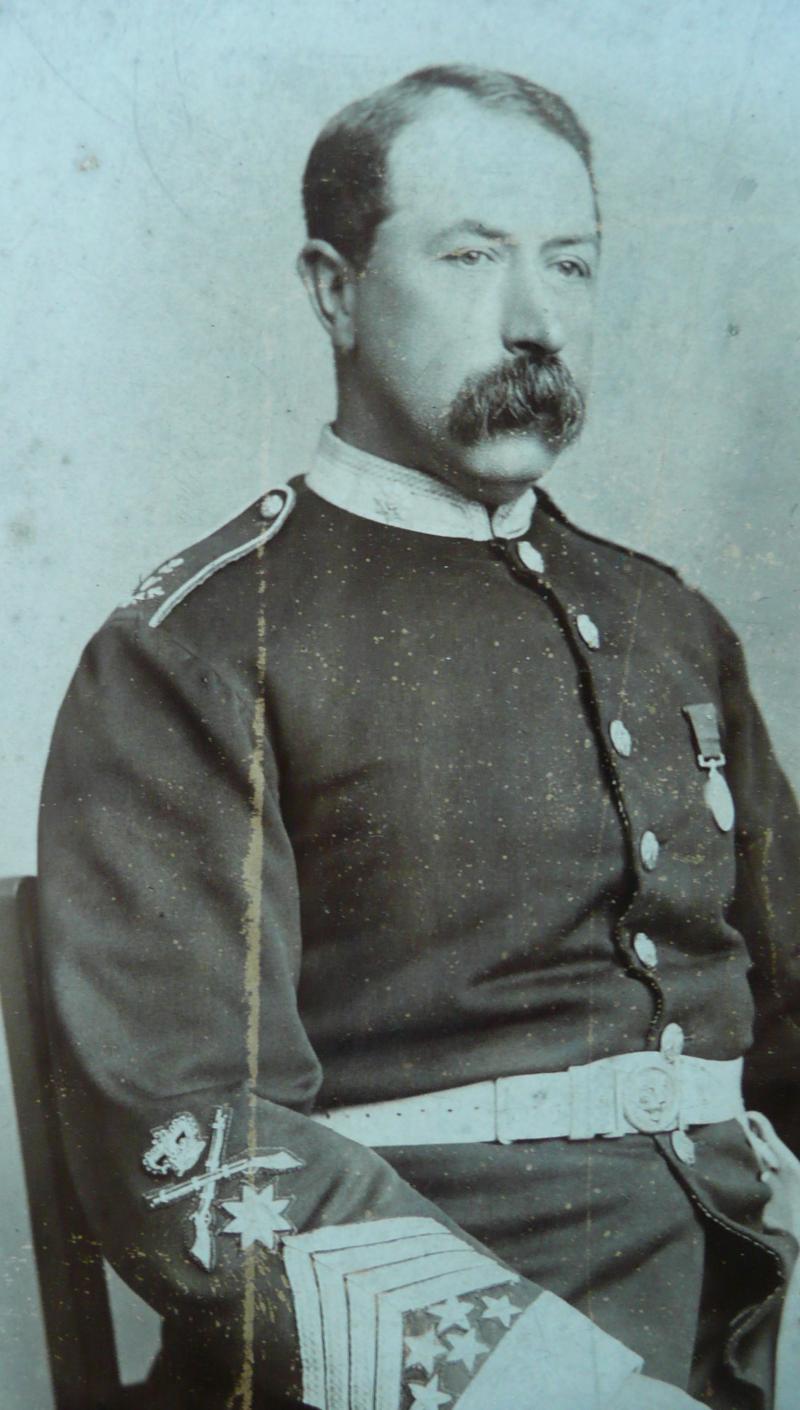 Original Victorian Cabinet Photograph - Quartermaster-Sergeant 2nd Volunteer Battalion, The East Yorkshire Regiment - Mr Rawlinson