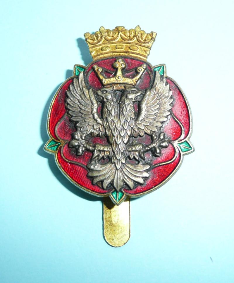 Royal Mercian and Lancastrian Yeomanry All Ranks Cap Badge -  LB& B
