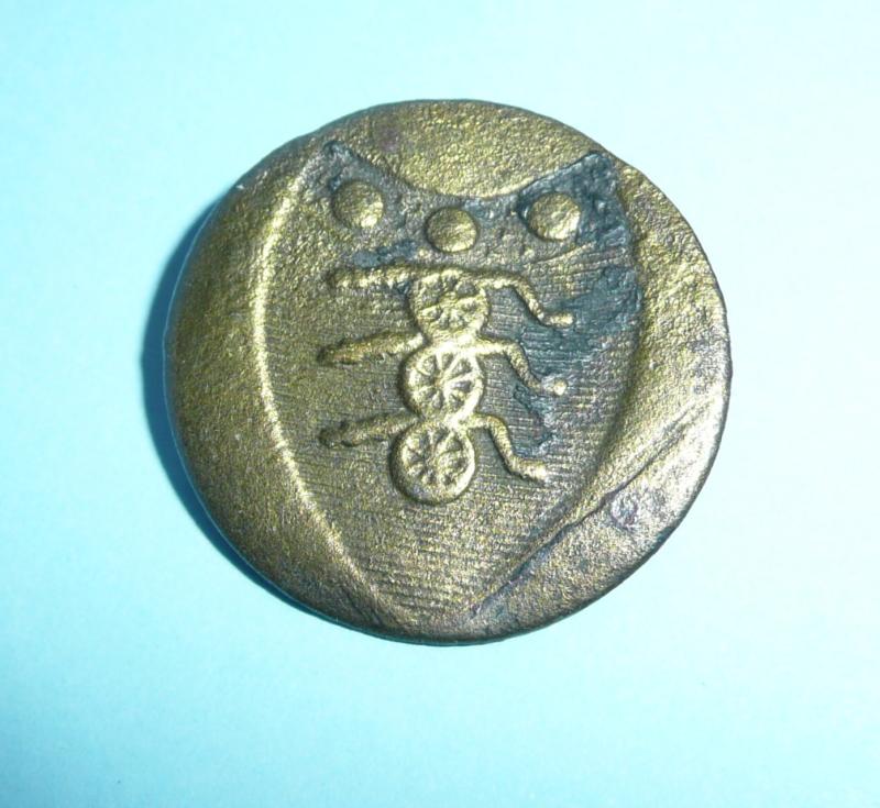 Georgian Napoleonic Royal Regiment of Artillery Officer's Tunic Coatee Button